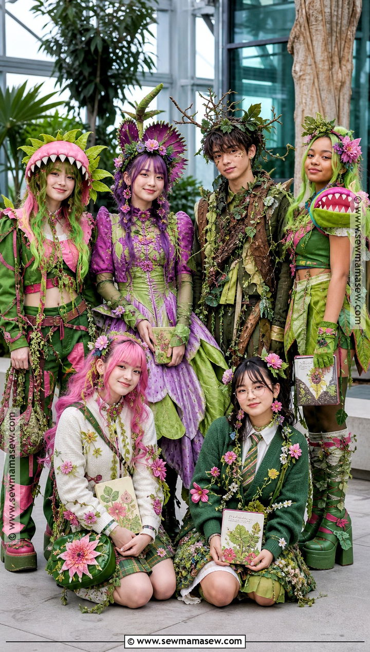 Venus Plant Monster Group Costume - 35 Monster High Group Costume Ideas