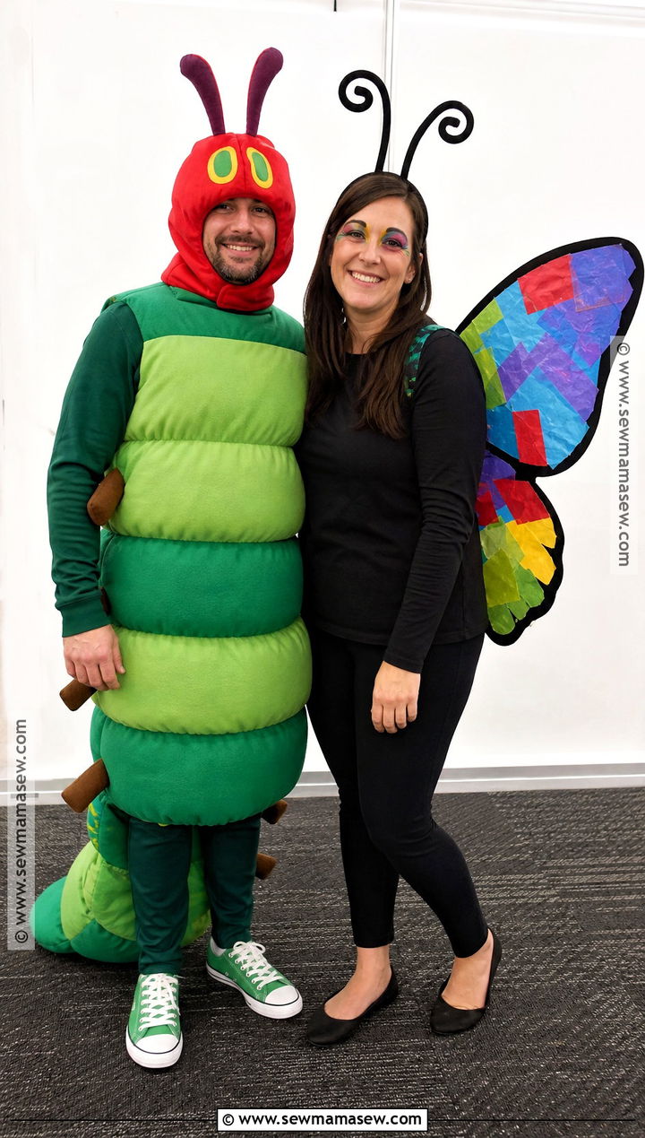 Very Hungry Caterpillar And Butterfly Couple Costume - 30 the very hungry caterpillar costume ideas
