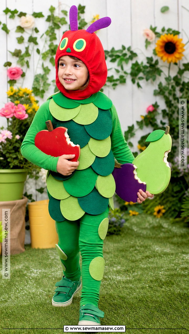 Very Hungry Caterpillar Costume - 40 book characters dress up ideas