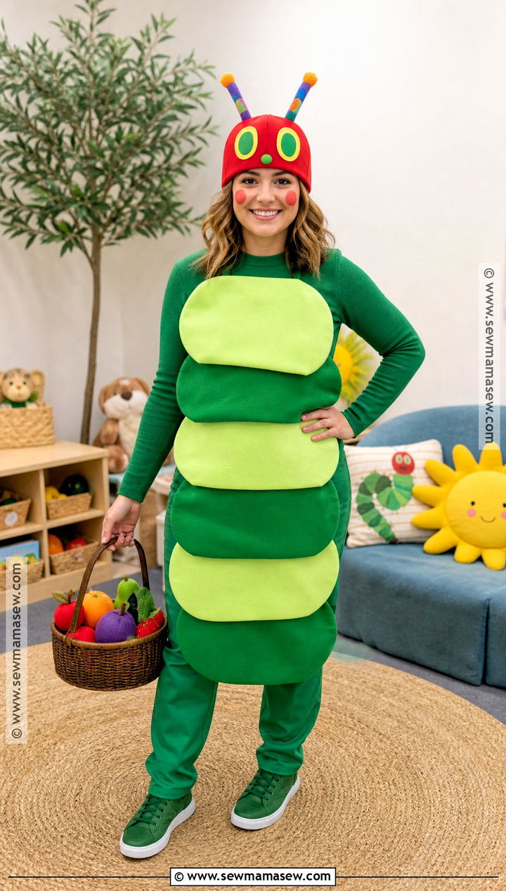Very Hungry Caterpillar Costume - 30 easy book character costumes for teachers