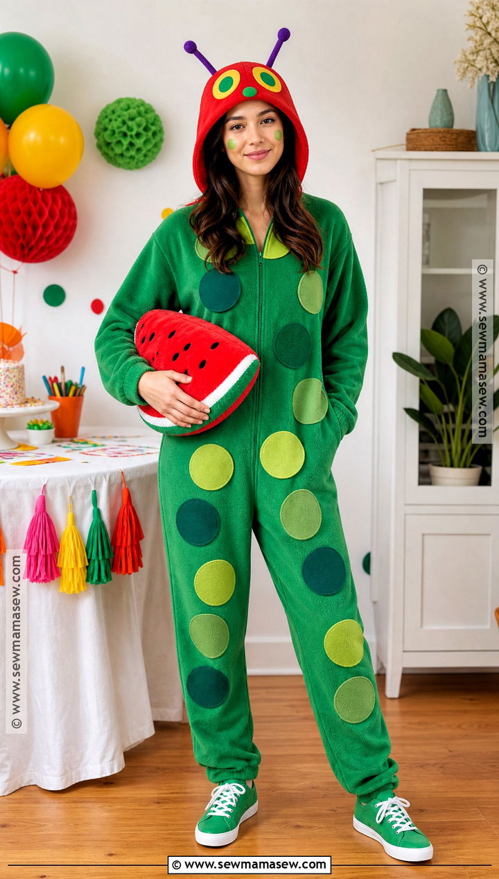 Very Hungry Caterpillar Onesie Costume - 30 the very hungry caterpillar costume ideas