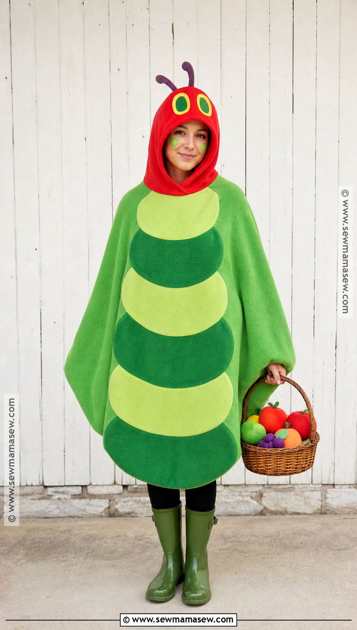 Very Hungry Caterpillar Poncho Costume - 30 the very hungry caterpillar costume ideas