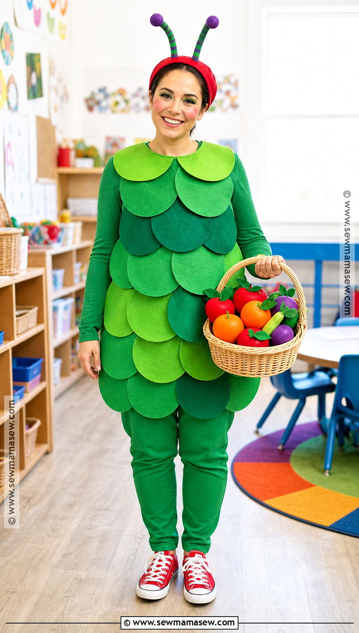Very Hungry Caterpillar Teacher Costume - 30 teacher costumes for halloween