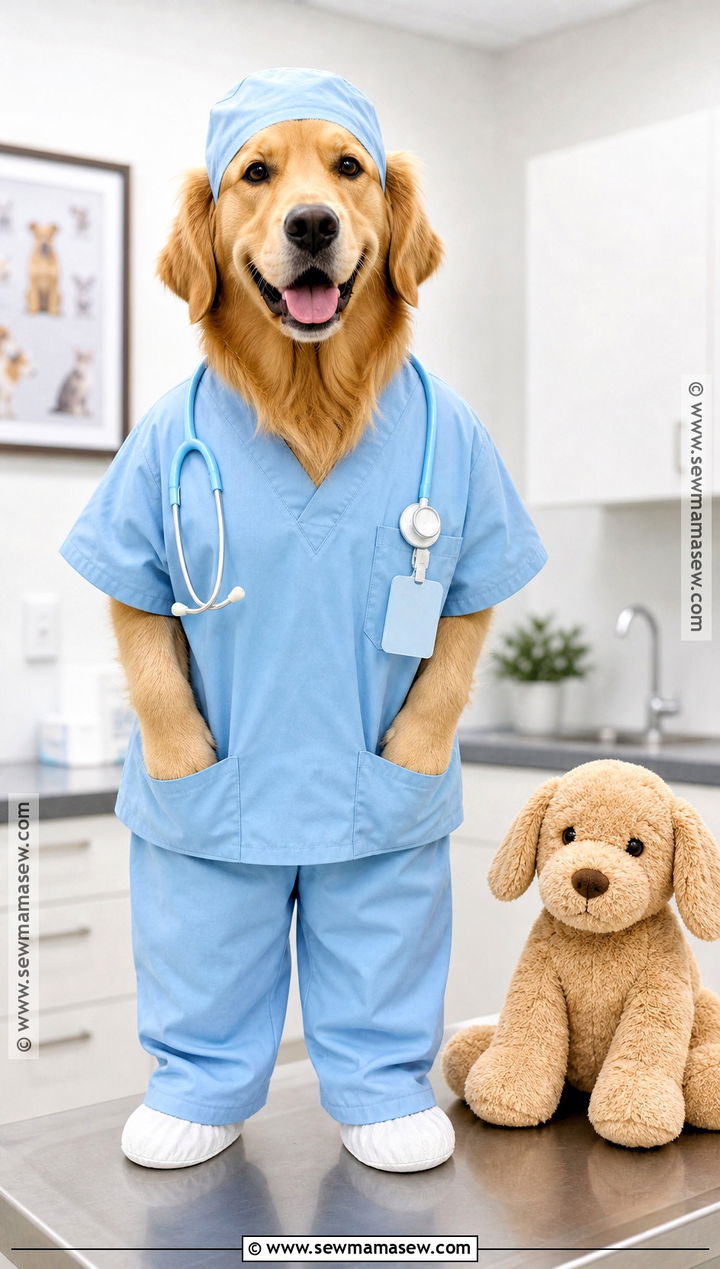 Veterinarian Dog Costume - 40 dog costumes