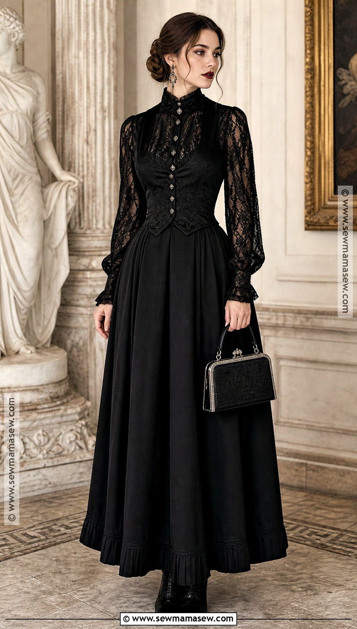 Victorian Blouse Witch Outfit - 35 witch outfit aesthetic ideas