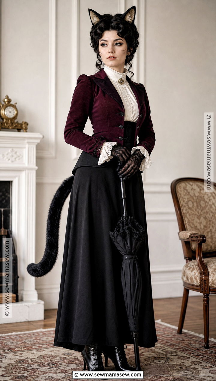Victorian Cat Cosplay - 35 cat cosplay ideas
