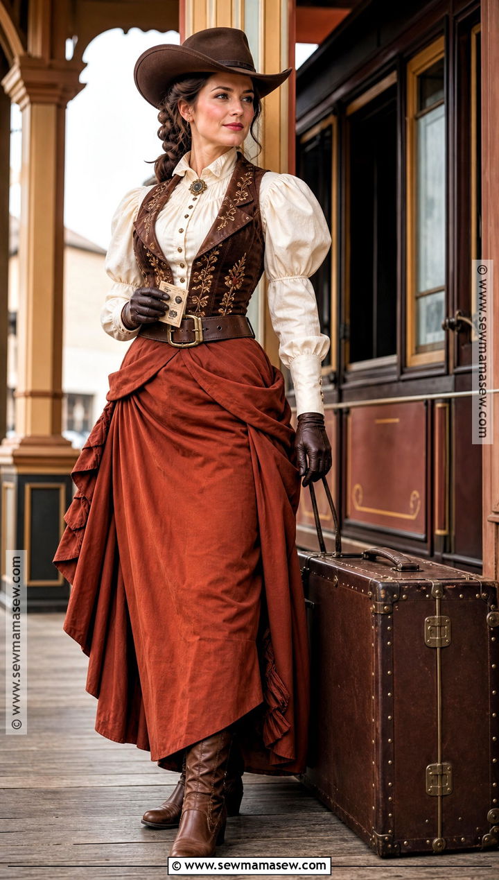 Victorian Cowboy Costume - 30 Cowboy Halloween Costume Ideas for Women