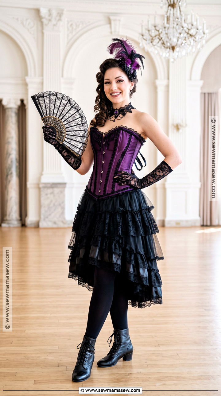 Victorian Dancer Corset Costume - 35 corset costumes