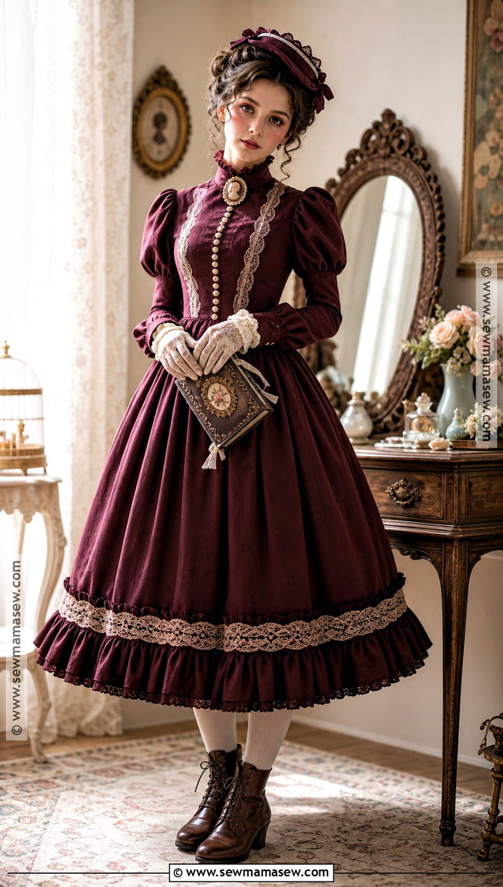 Victorian Doll Costume - 40 doll halloween costume ideas