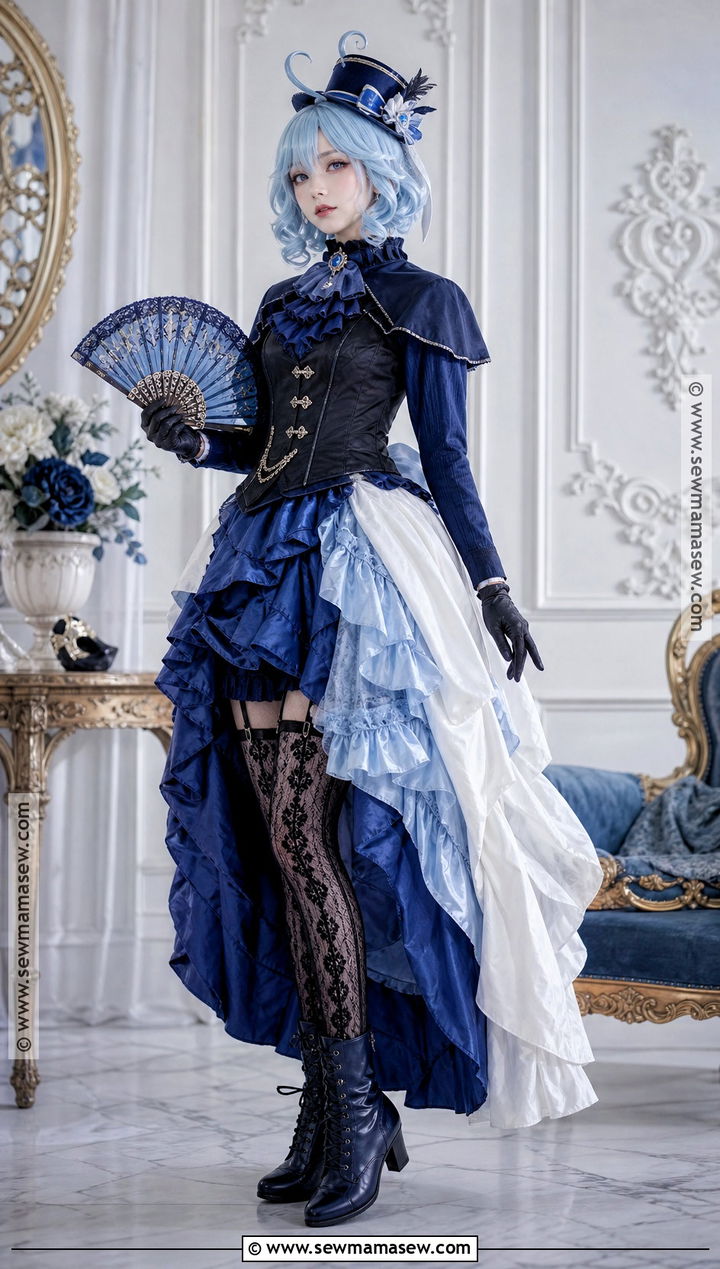 Victorian Eula Cosplay With Bustle Skirt - 30 eula cosplay ideas