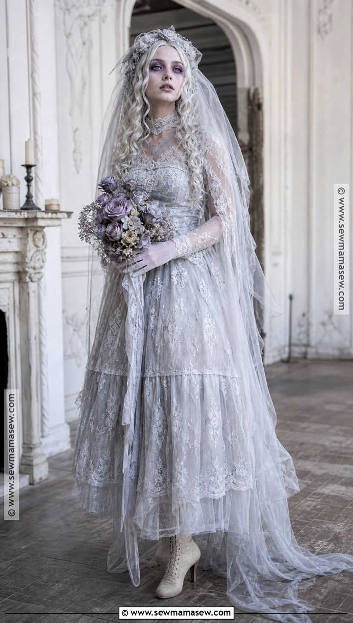 Victorian Ghost Bride Cosplay - 30 scary cosplay ideas