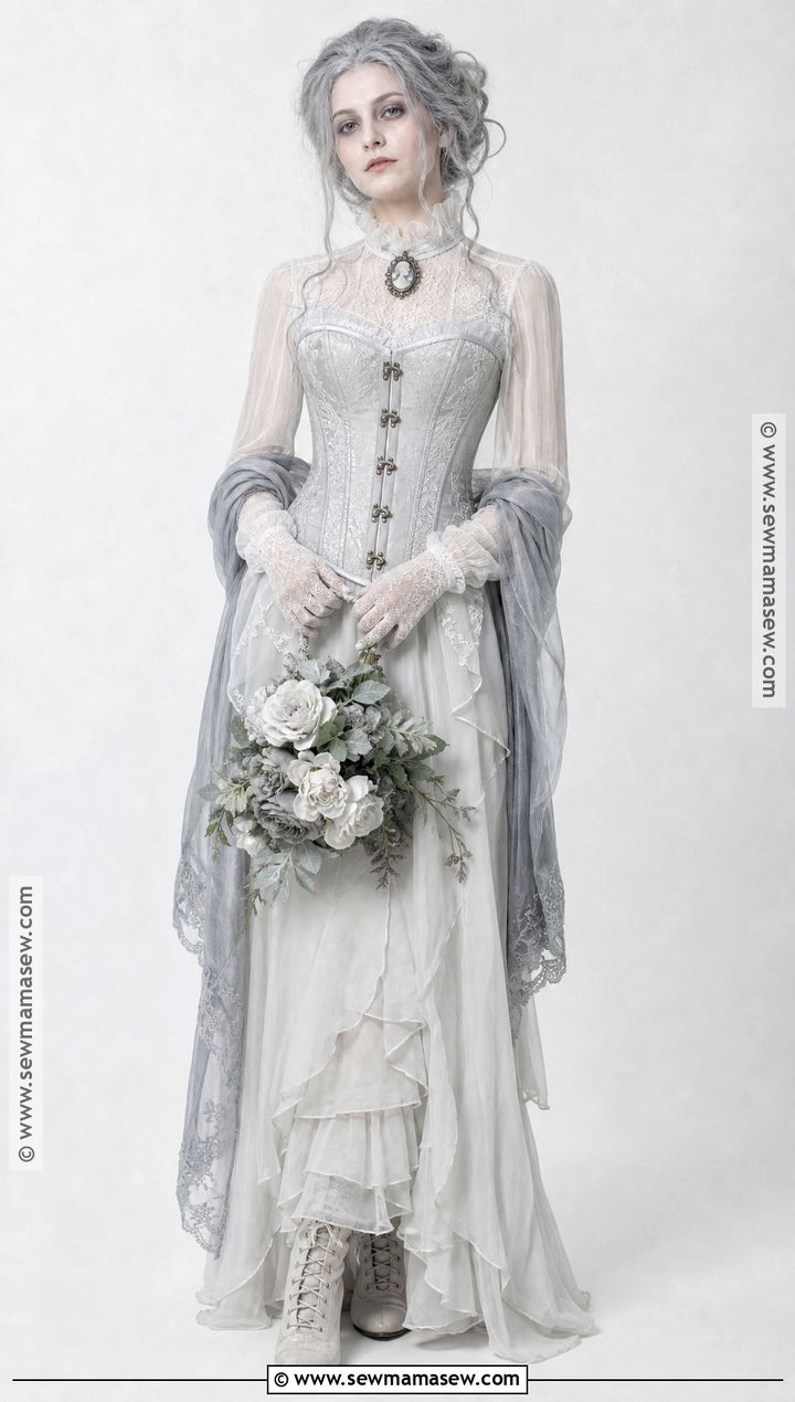 Victorian Ghost Corset Costume - 35 corset costumes