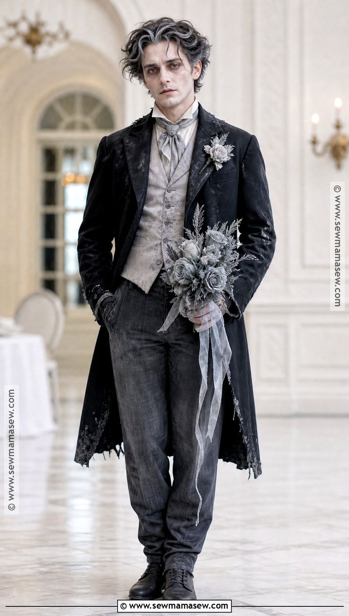Victorian Ghost Groom Costume - 30 halloween male costumes