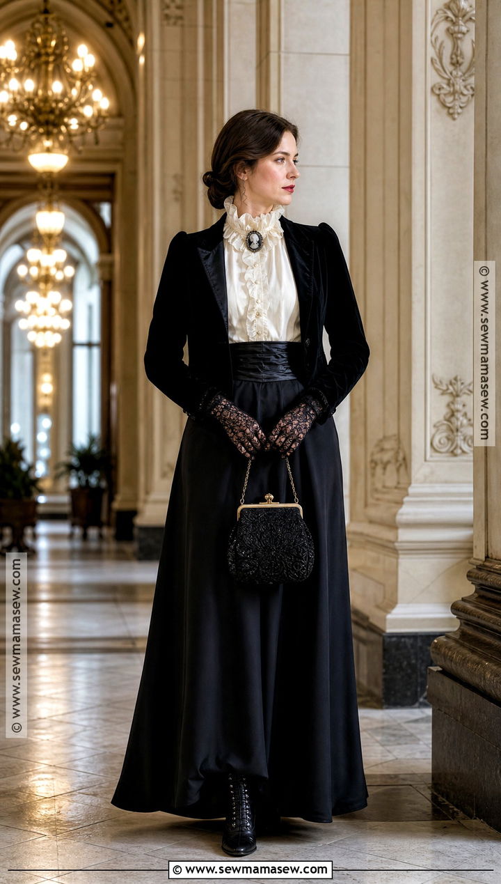 Victorian Gothic Halloween Outfit - 30 Halloween Aesthetic Outfits