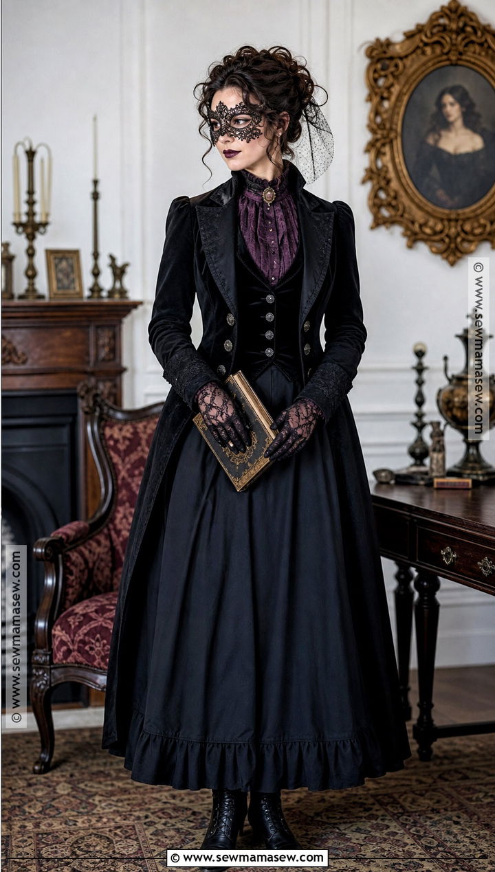 Victorian Gothic Masquerade Costume - 35 masquerade halloween costumes