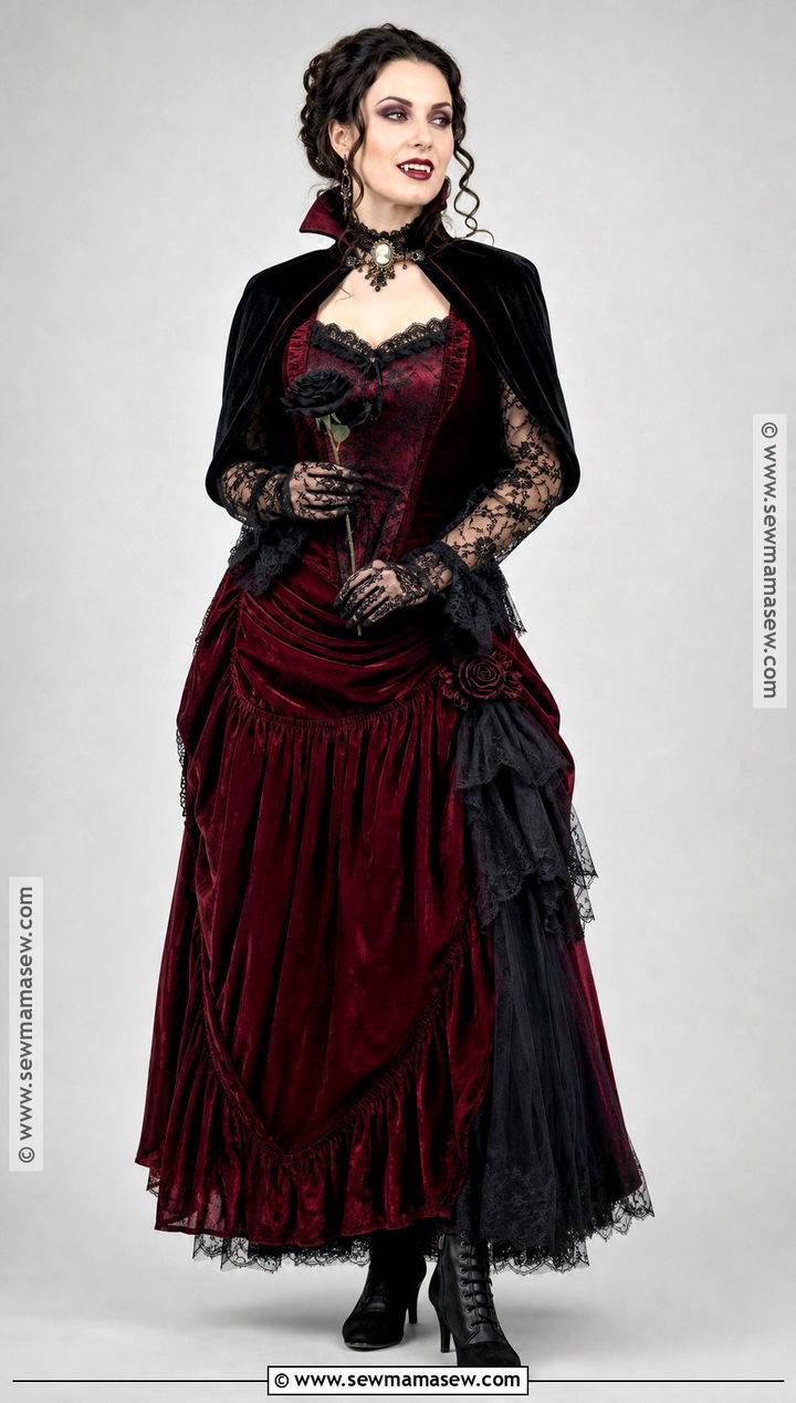 Victorian Lady Vampire Costume - 50 vampire costume ideas
