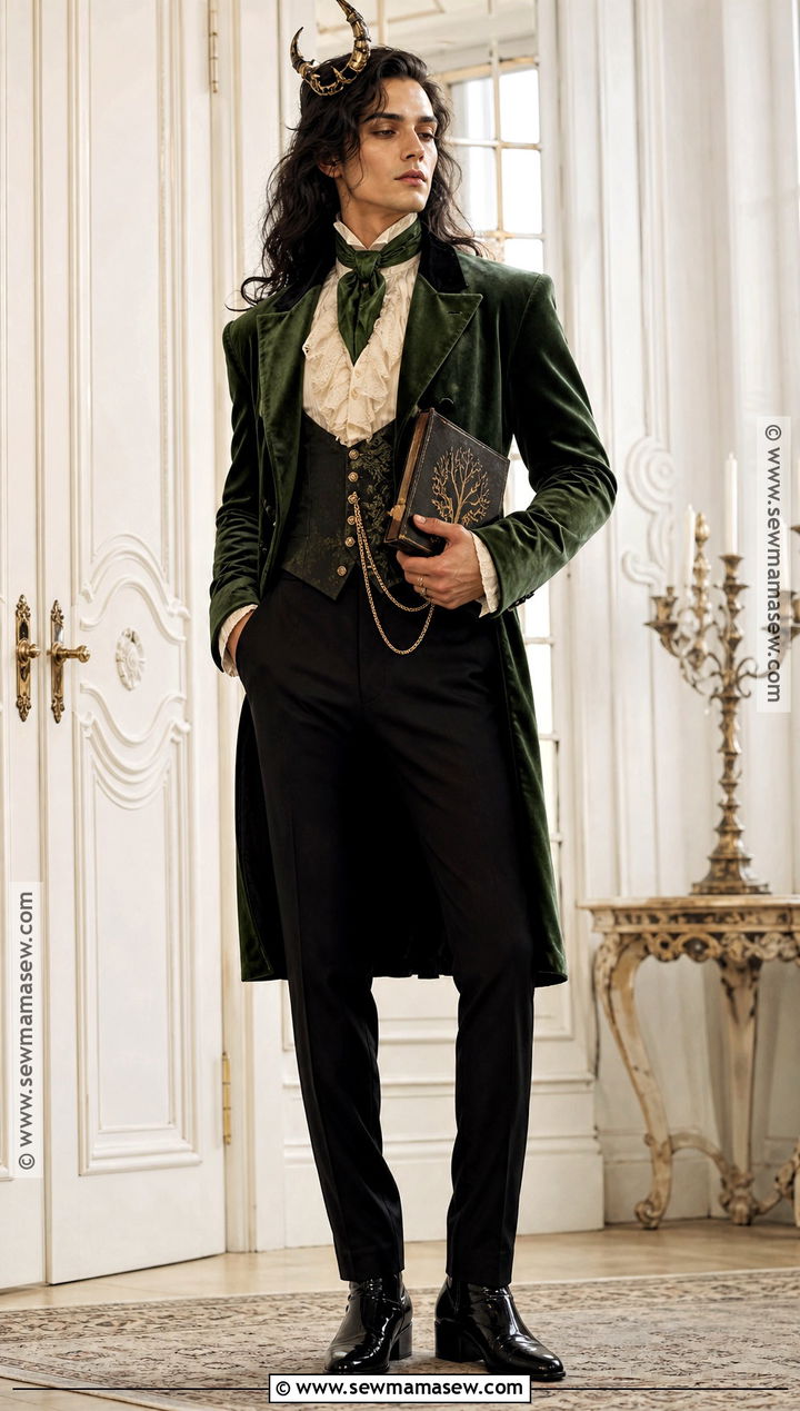 Victorian Loki Costume With Green Tailcoat - 35 loki costume ideas