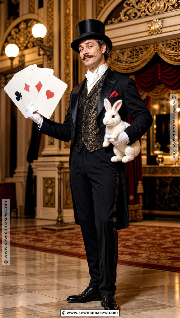 Victorian Magician Costume With Top Hat - 30 men's halloween costumes