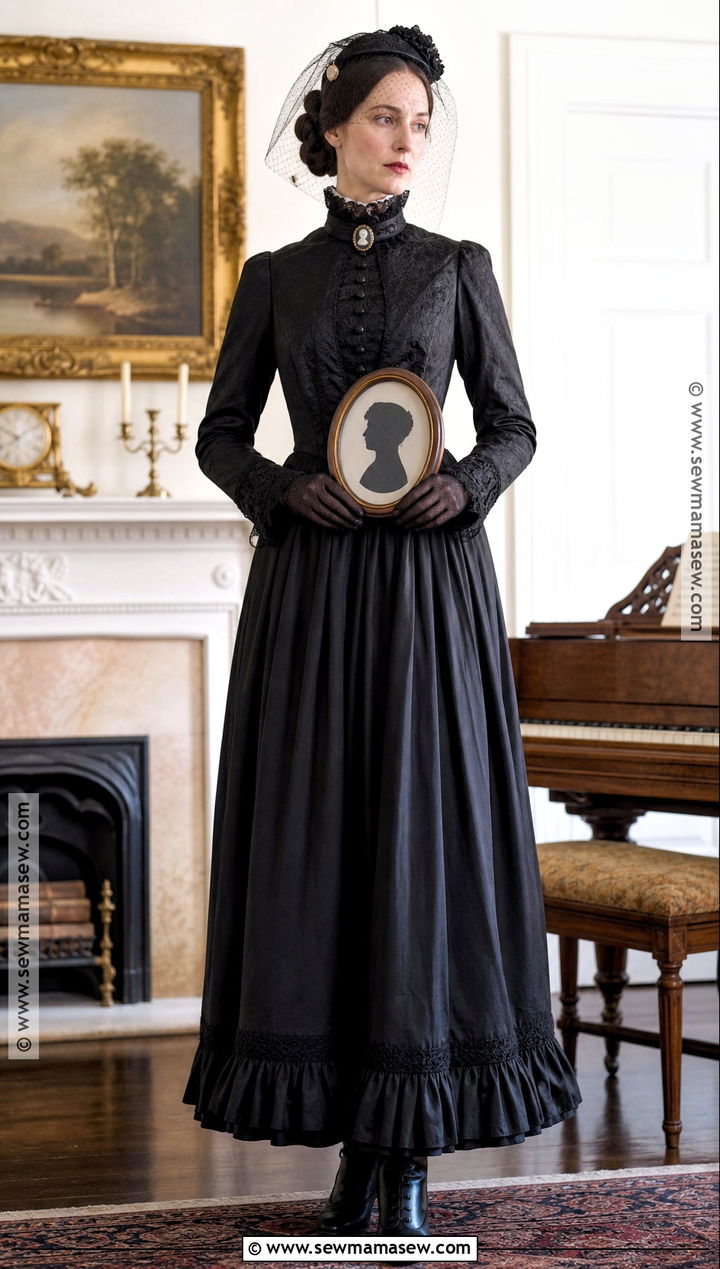 Victorian Mourner Costume - 35 black costume ideas