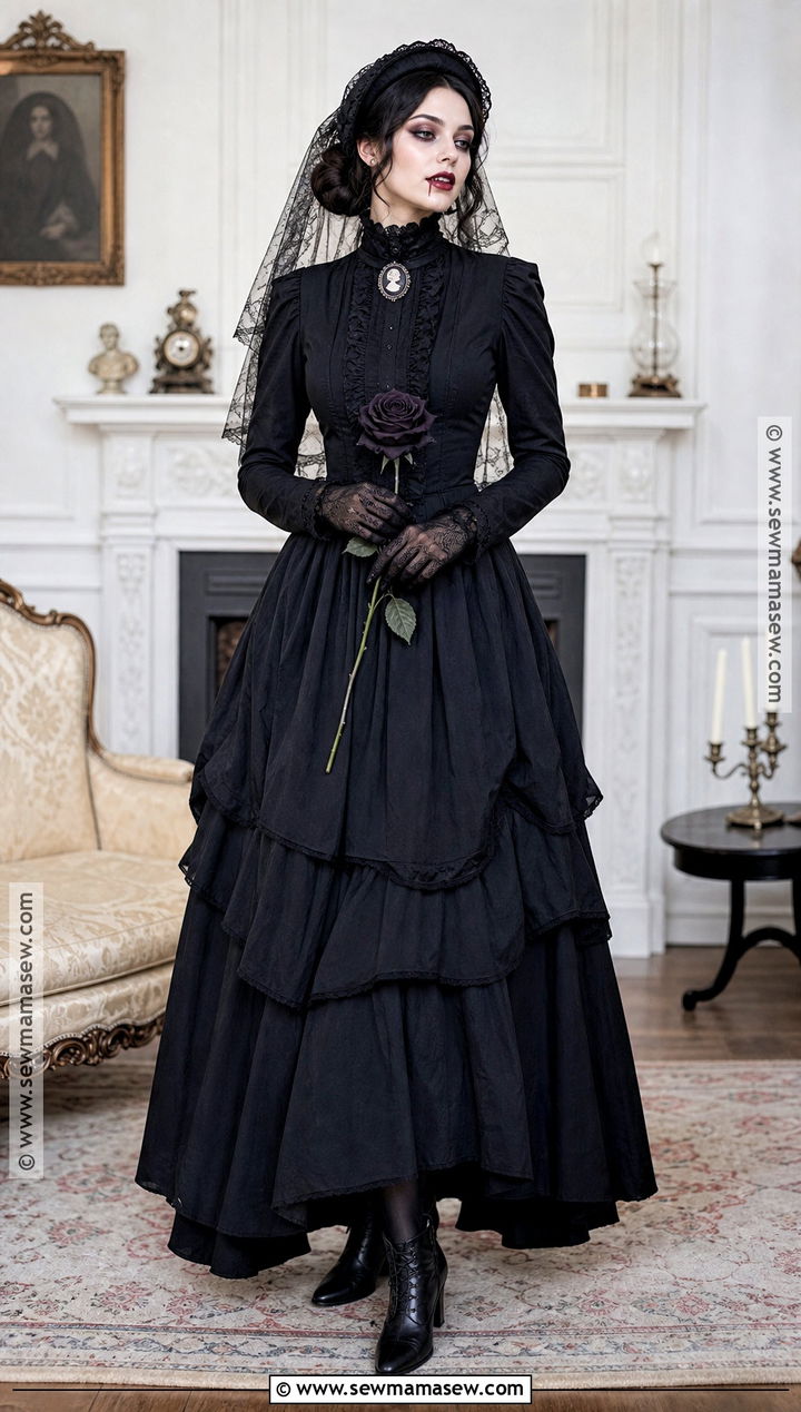 Victorian Mourning Vampire Costume - 30 vampire dress victorian ideas