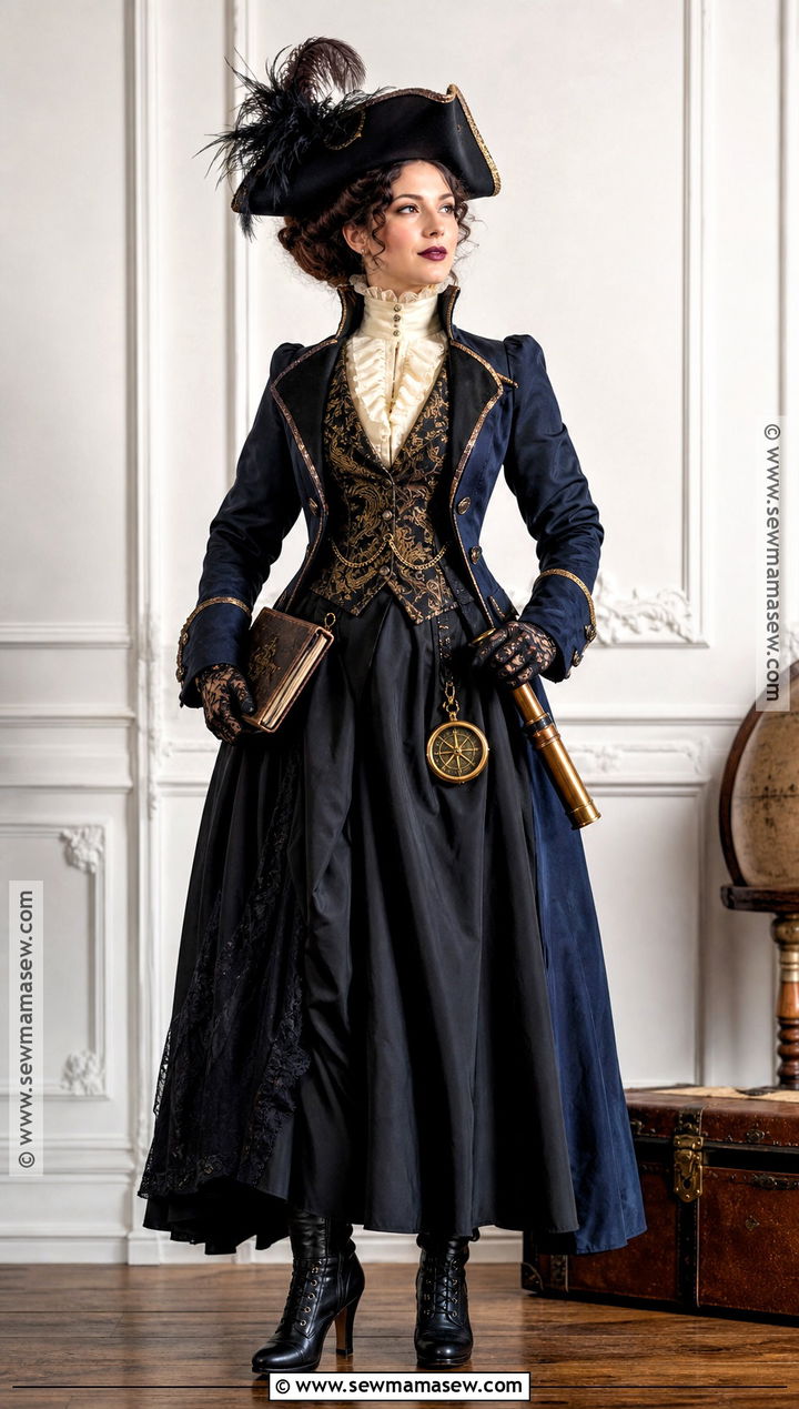 Victorian Pirate Captain Cosplay - 30 pirate cosplay ideas for females