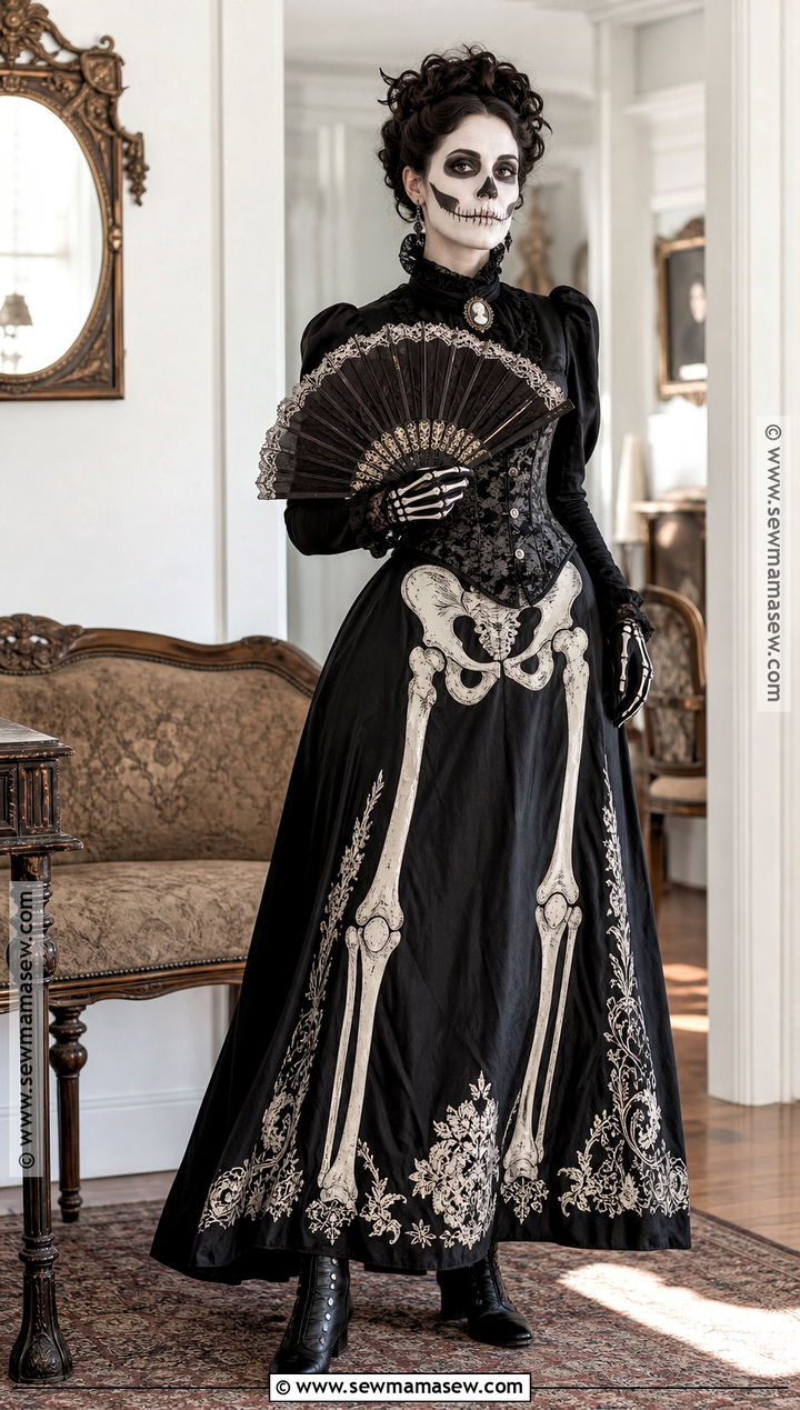 Victorian Skeleton Costume - 40 skeleton costume ideas