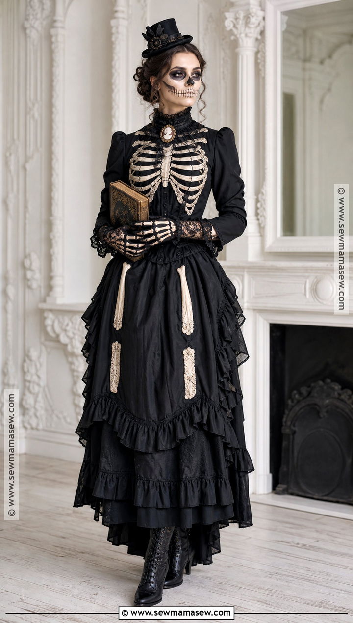 Victorian Skeleton Costume - 30 Skeleton Costume Ideas