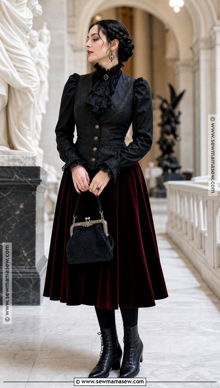 Victorian Vampire Aesthetic Outfit - 30 vampire aesthetic outfit ideas for women