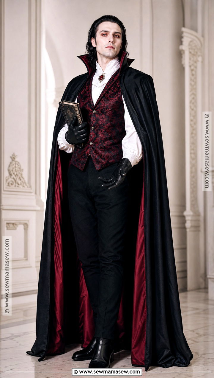 Victorian Vampire Cosplay Sewing Pattern - 30 Cosplay Sewing Patterns Ideas