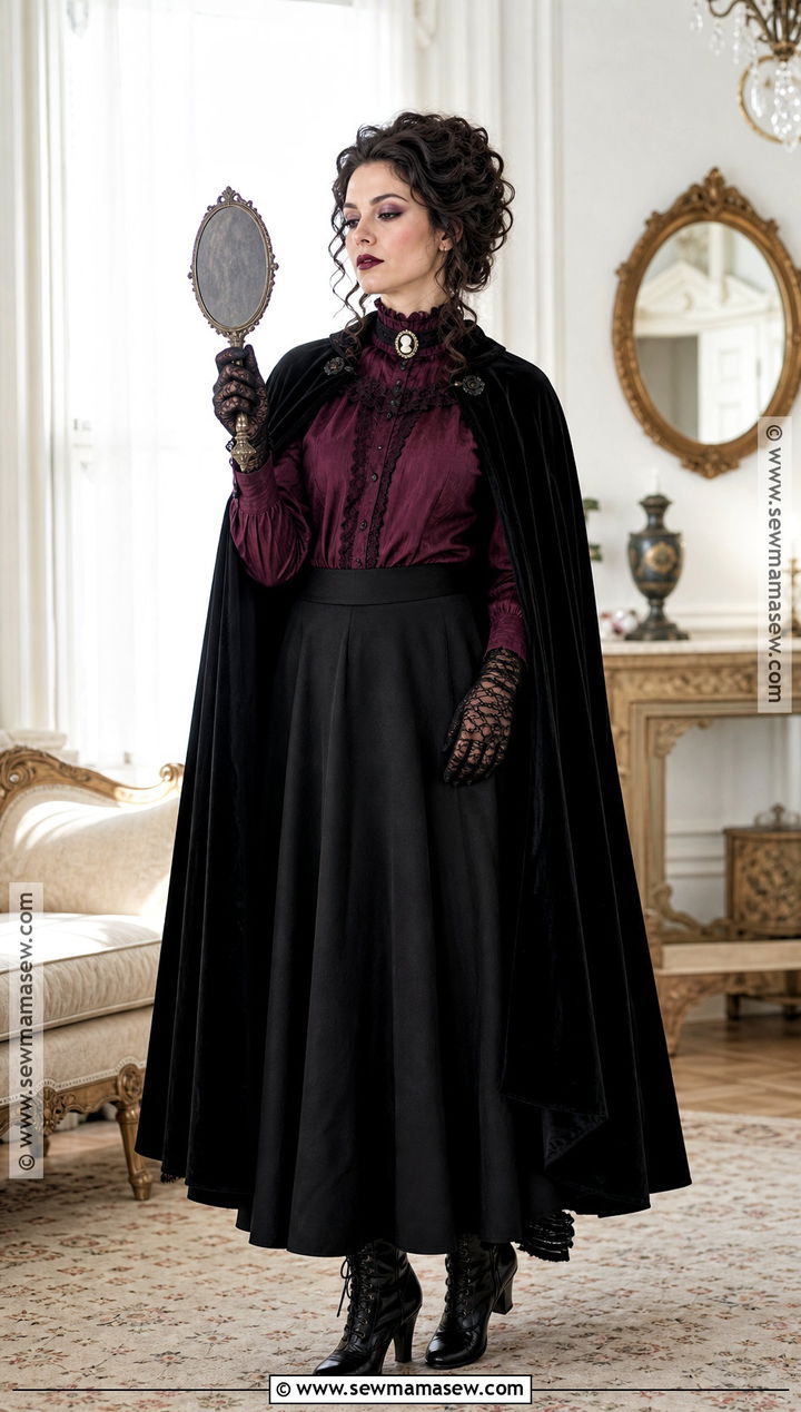 Victorian Vampire Costume With Curly Hair - 35 halloween costumes curly hair