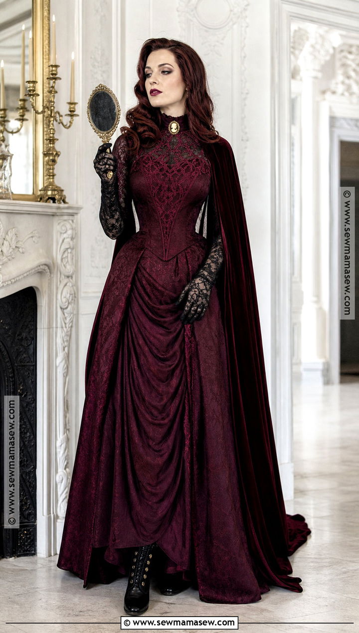 Victorian Vampire Costume - 30 red hair halloween costumes ideas