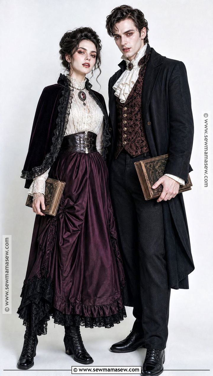 Victorian Vampire Couple Costume - 35 vampire costume ideas
