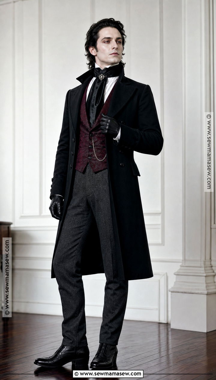Victorian Vampire Outfit With Ascot - 30 victorian vampire outfit male ideas