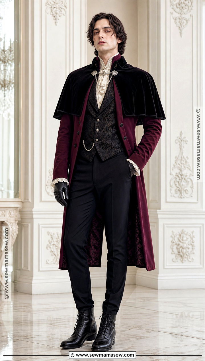 Victorian Vampire Outfit With Capelet - 30 victorian vampire outfit male ideas