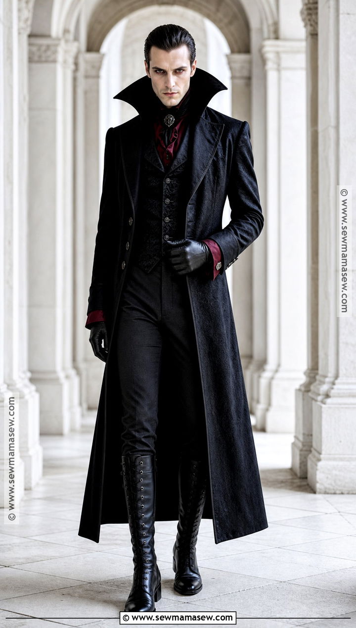 Victorian Vampire Outfit With High Collar - 30 victorian vampire outfit male ideas