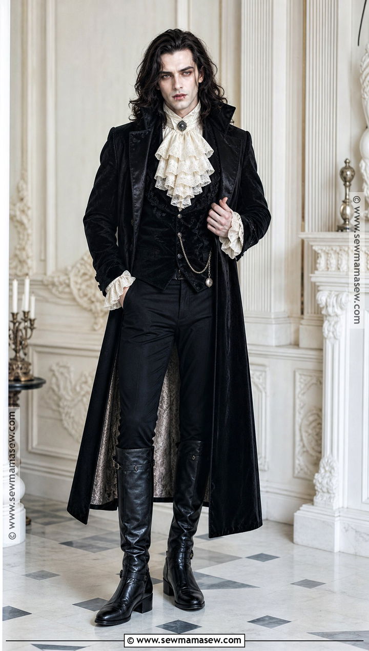 Victorian Vampire Outfit With Jabot Shirt - 30 victorian vampire outfit male ideas