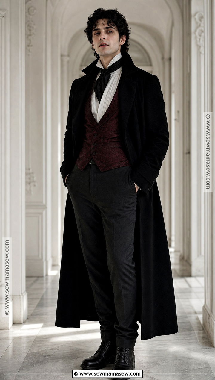 Victorian Vampire Outfit With Long Coat - 30 victorian vampire outfit male ideas