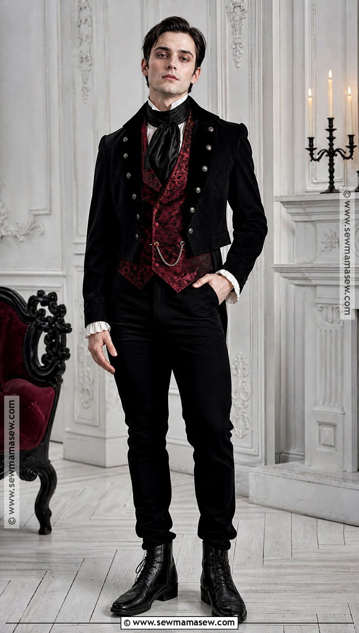 Victorian Vampire Outfit With Short Jacket - 30 victorian vampire outfit male ideas