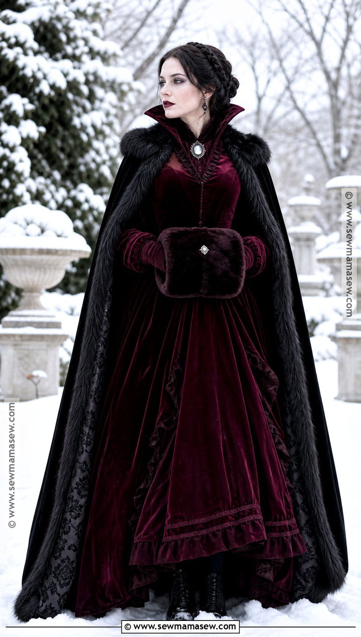 Victorian Vampire Winter Costume - 30 vampire dress victorian ideas