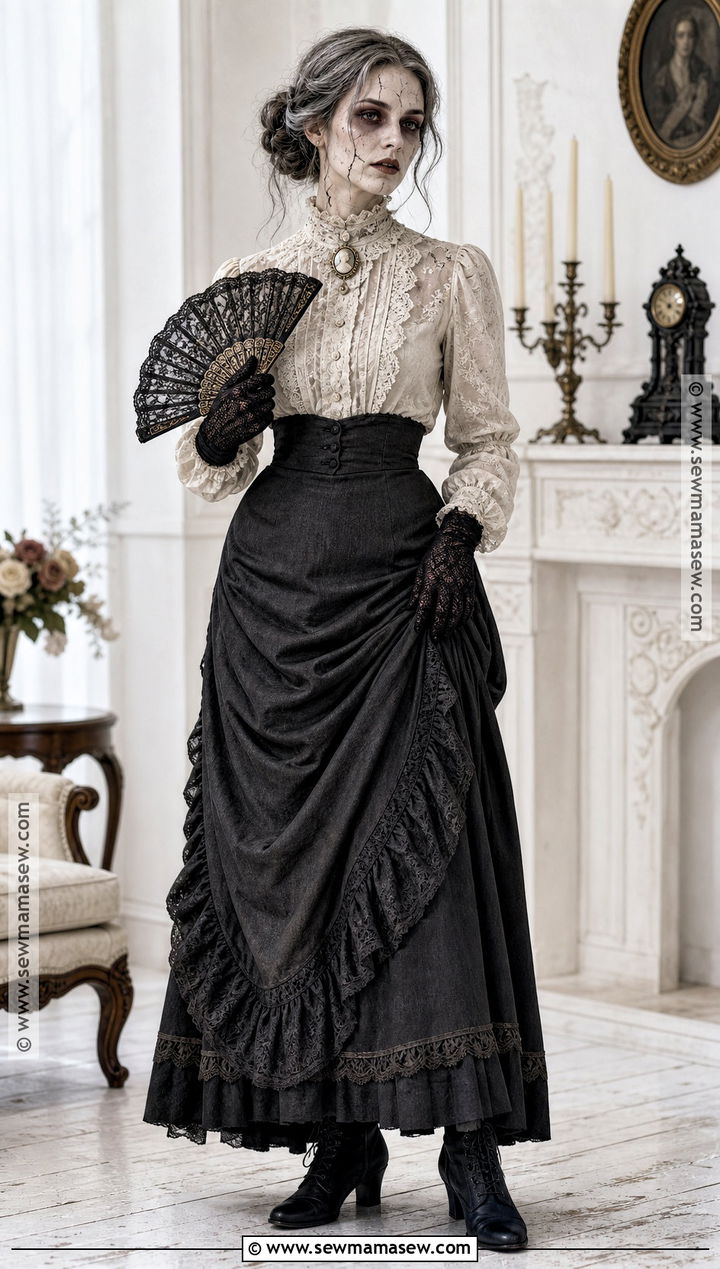 Victorian Zombie Costume - 35 zombie costume ideas