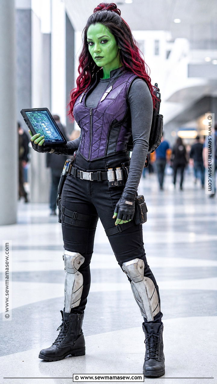Video Game Gamora Costume With Tactical Armor - 35 gamora costume ideas