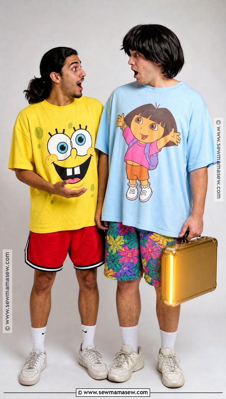 Vincent And Jules Dorky Shorts Costume - 30 pulp fiction halloween costume ideas