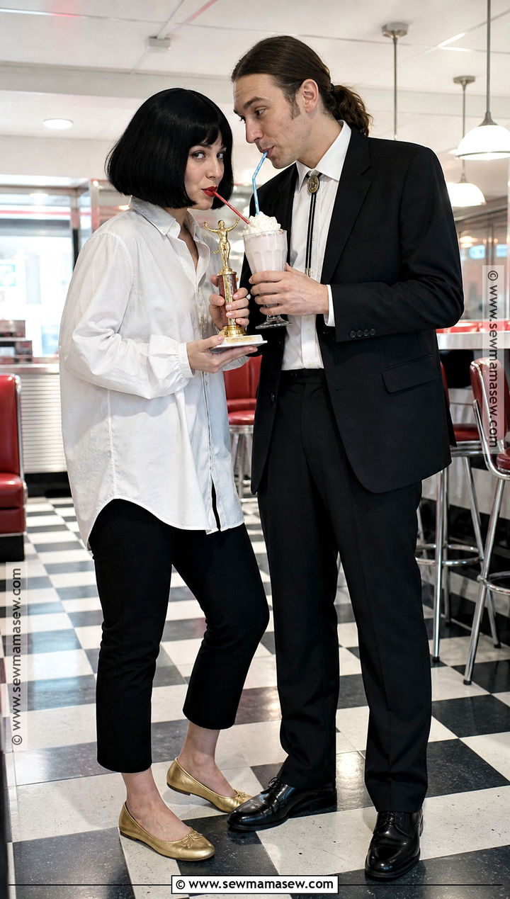 Vincent Vega And Mia Wallace Couple Costume - 45 pulp fiction costume ideas
