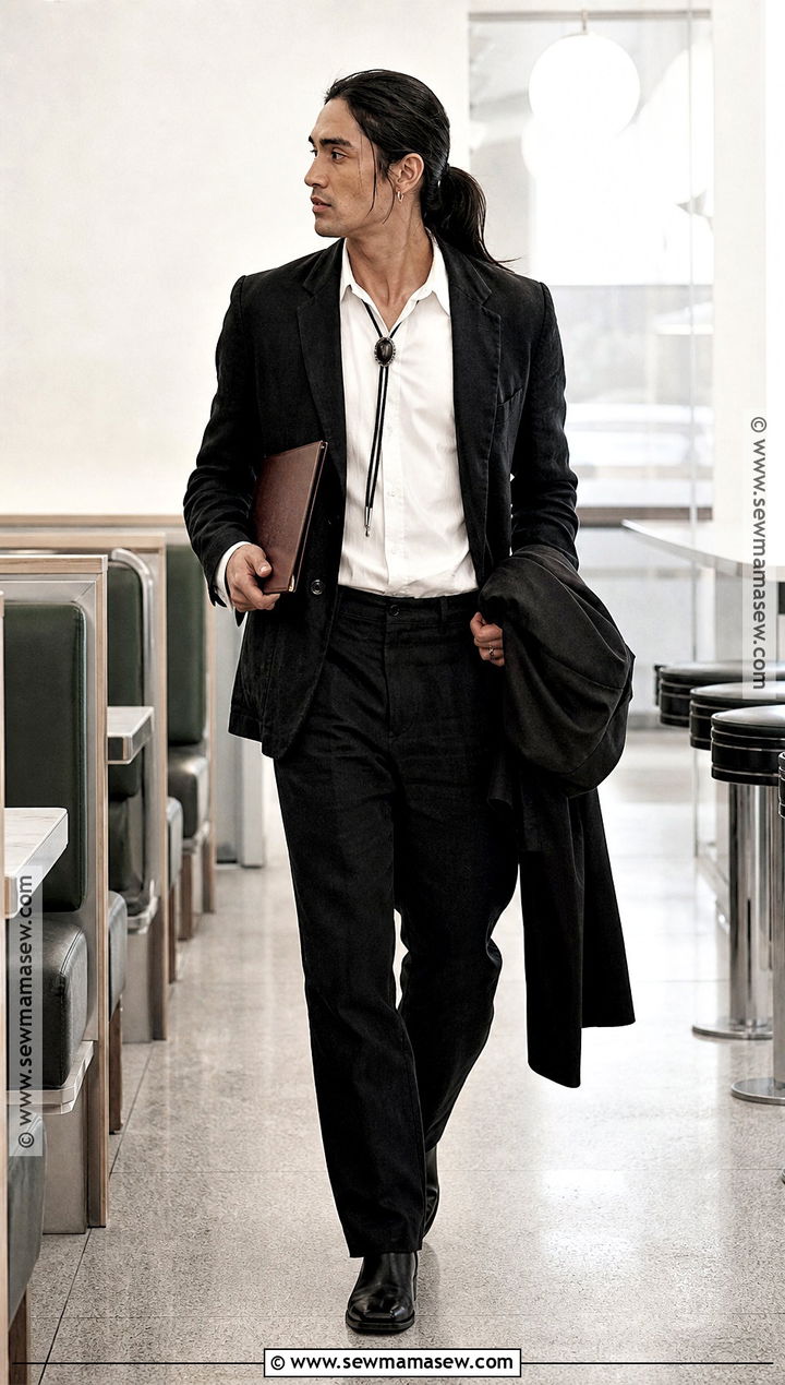 Vincent Vega Bolo Tie Costume - 45 pulp fiction costume ideas