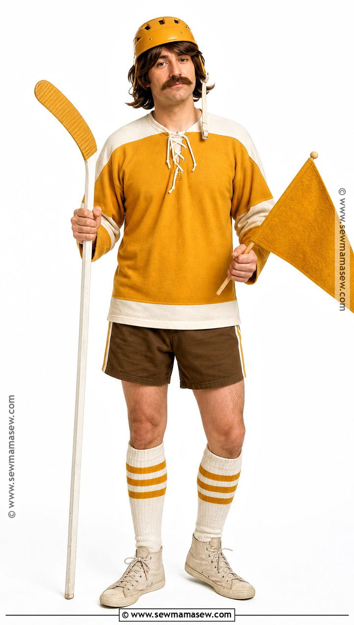 Vintage 1970s Hockey Player Costume - 30 hockey player costume ideas
