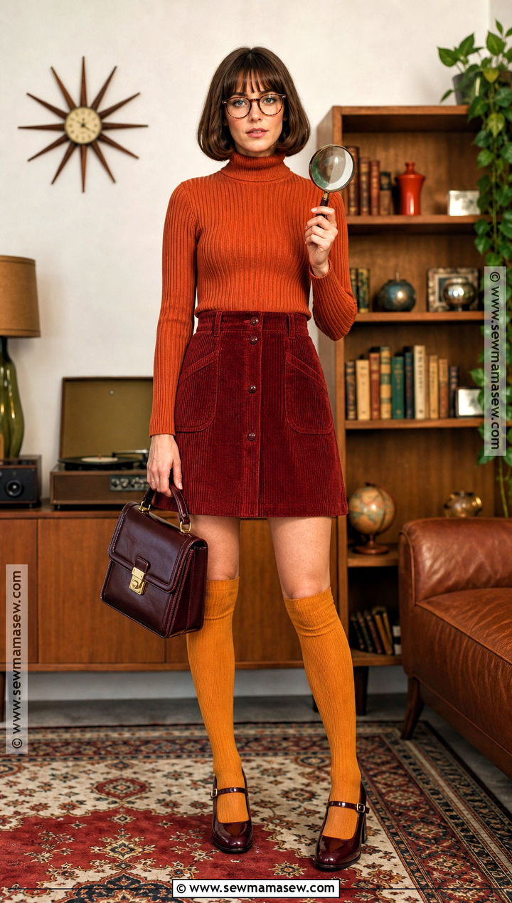Vintage 1970s Velma Halloween Costume - 35 velma halloween costume ideas