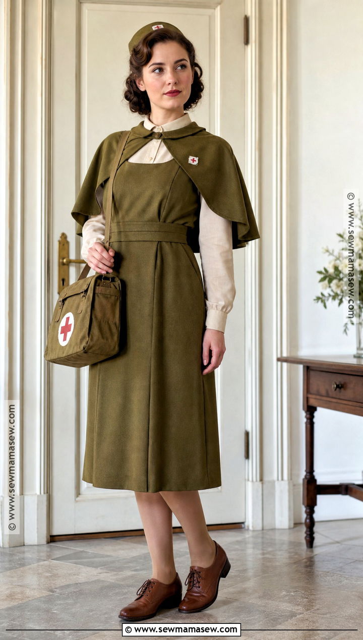 Vintage Army Nurse Costume - 40 army costume ideas