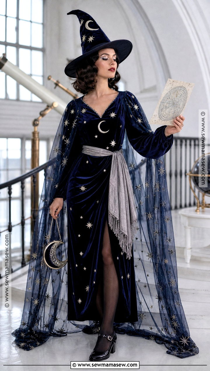 Vintage Celestial Witch Costume - 30 Vintage Witch Costume Ideas