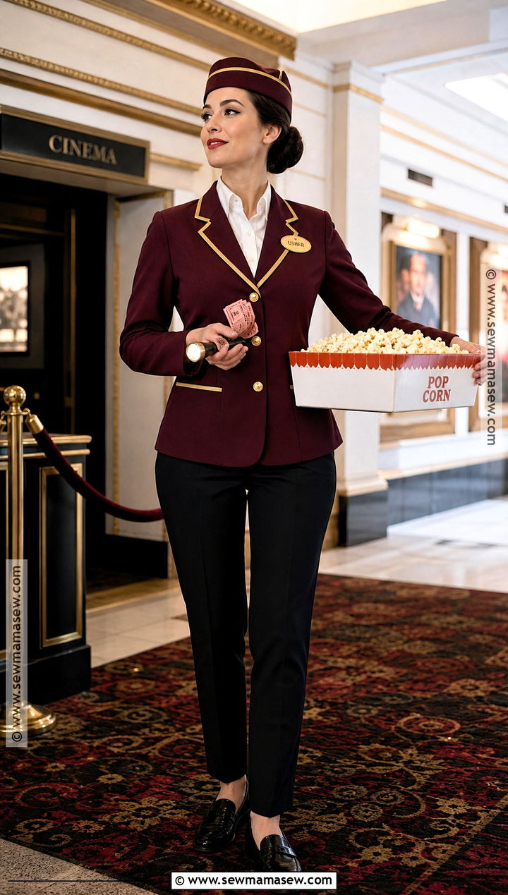 Vintage Cinema Usher Costume - 30 original halloween costumes for women