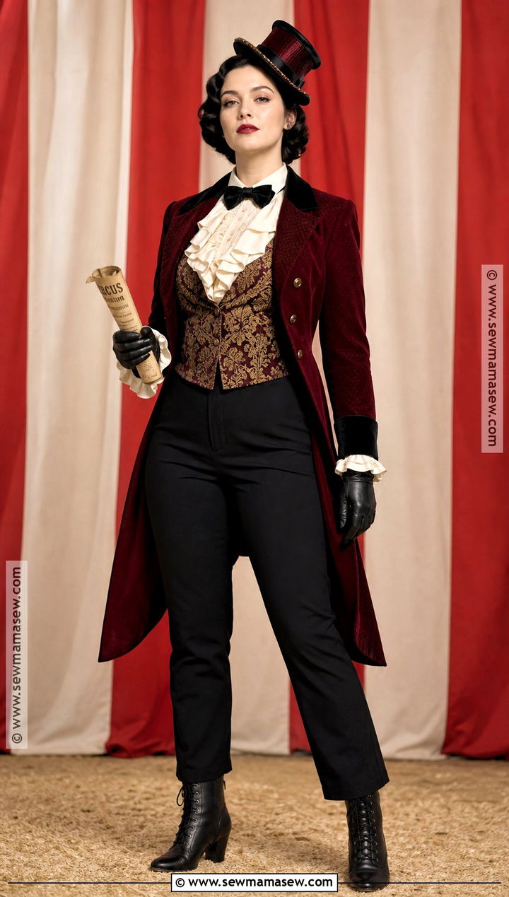 Vintage Circus Ringmaster Costume - 30 Circus Costume Ideas for Women